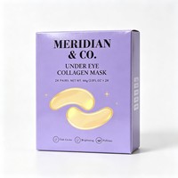 Boîte en carton pliable personnalisée imprimée, emballage cadeau violet pour boîte de patchs pour les yeux, soins de la peau