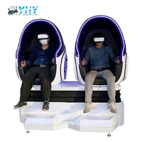 Chaise de cinéma VR YHY Factory Shopping Mall à deux places, simulateur de réalité virtuelle 4D 8D 9D, œuf VR
