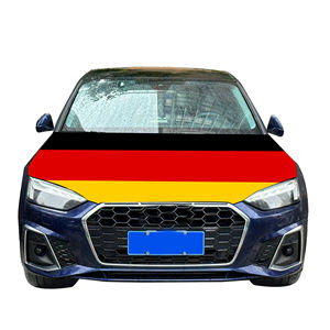 2026ผ้าคลุมหน้ารถยนต์แห่งชาติของเยอรมนีที่คลุมธงผ้าคลุมเครื่องยนต์รถพร้อมเอฟเฟกต์การพิมพ์แบบถ่ายเทความร้อนผ้ายืดหยุ่นตามขนาดได้ - Product Image 1