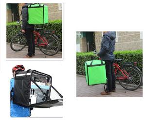 Mochila enfriadora de entrega térmica multifuncional 600D Portador de <span class=keywords><strong>pizza</strong></span> aislado de doble cubierta 20L Almacenamiento de alimentos para exteriores - Product Image 6