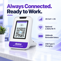 Aisino Q161 Pro Boîtier de paiement par code QR et NFC avec diffusion vocale, [4G/Wi-Fi] pour les magasins de détail