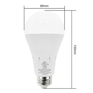 Lampadina a LED di emergenza ricaricabile con indicatore di carica ampiamente utilizzata come lampione a LED