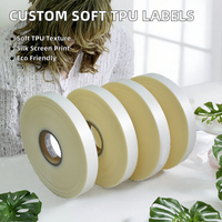 Ruban en silicone haute densité imprimé, ruban TPU, ruban en silicone mat de luxe en PVC 25 mm pour étiquette d'entretien