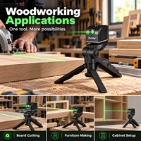 Niveau laser vert ZhonNa mini USB magnétique, outil de positionnement pour le travail du bois, alignement des roues de pneus, composant professionnel pour équipement laser
