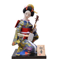 Poupées humanoïdes en kimono de 12 pouces en résine congelée, nouveau modèle, décoration de restaurant de cuisine japonaise, décoration d'intérieur