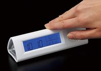Triangle 3 en 1 FM Radio lampe de poche torche d'urgence veilleuse numérique calendrier réveil