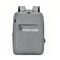 Sac à dos professionnel en tissu Oxford durable avec port USB, imperméable, grande capacité, bretelles à coussin d'air pour voyages et usage scolaire (vente en gros)