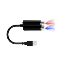 Lámpara de ambiente USB Skt Star completa para coche, LED Universal para coche, proyector de luz nocturna de doble cabeza, luz de estrella de techo