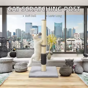 Ide Produk Baru: Rak Panjat Kucing Raksasa dari Kayu dan Sisal, Hemat Tempat, Tiang Garuk untuk Kucing Besar dan Kecil, untuk Dalam Ruangan - Product Image 5