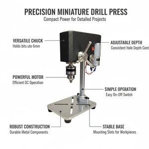 Mini <span class=keywords><strong>perceuse</strong></span> de table transfrontalière la plus vendue, micro <span class=keywords><strong>perceuse</strong></span> de table, <span class=keywords><strong>perceuse</strong></span> <span class=keywords><strong>à</strong></span> petits trous, <span class=keywords><strong>perceuse</strong></span> de précision pour le meulage - Product Image 3