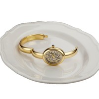 Montre-bracelet de luxe pour femme avec cadran léopard, montre à quartz ovale dorée de haute qualité pour femme, design de niche, vente en gros