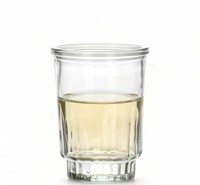 Botol Anggur Kaca Mini 125ml dengan Tutup, untuk Mencicipi Minuman Keras, Buatan Cina, Tahan Lama, Dapat Digunakan Kembali, Wadah Transparan, Kapasitas Kecil, untuk Minum Sishang