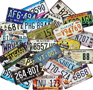 Targa personalizzata universale giapponese targa personalizzata decorativa targa in alluminio personalizzabile - Product Image 5