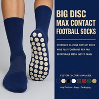 Chaussettes de sport antidérapantes de qualité professionnelle avec bande de compression pour l'arche du pied, chaussettes de football antidérapantes pour club de football