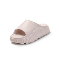 JOMIX SD9287-7 2024, Sandalias Beige para Mujer, EVA, para Exteriores, con Logotipo Personalizado Impreso en Goma, Transpirables, para Primavera/Otoño/Verano