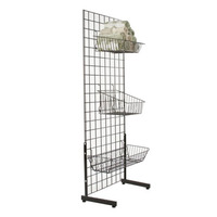 Accessoire de panneau de grille métallique à mailles métalliques Présentoir en métal