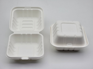 Assiettes jetables rondes en bagasse de canne à sucre, vaisselle compostable et écologique pour fêtes, pique-niques et événements de restauration - Product Image 1
