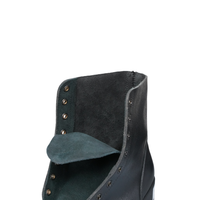 Bottes tactiques en cuir pleine fleur populaires sur le marché africain, 6 pouces, semelle en caoutchouc vulcanisé, bottes tactiques noires à vendre