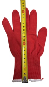 Guantes Antiguos Delgados <span class=keywords><strong>de</strong></span> Algodón Rojo Puro para Etiqueta, Joyería, Trabajo y <span class=keywords><strong>Seguro</strong></span> Laboral - Product Image 3