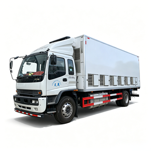 Camion de transport de poussins isolé fiable de 7,2 m avec ventilateurs et caisses multi-niveaux pour la distribution en couvoirs et fermes - Product Image 1