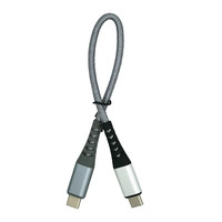 Cable de Carga Rápida PD de 100W, Cable Tipo-C con Trenzado de Nailon para Sincronización de Datos, para Teléfono Móvil, Computadora/Impresora, Android, Cobre Puro, CE