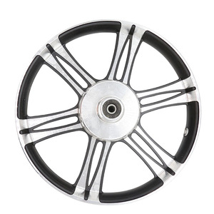 Allgemeine Motorrad räder 16 Zoll 16*2,5 16*3,0 2, 50-12 70/90-12 80/90-12 Vakuum reifen Aluminium legierung Scheiben bremse Vorderräder - Product Image 2