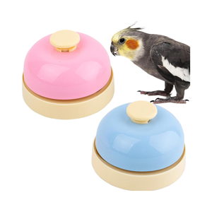 Toptan paslanmaz çelik kuş çan oyuncaklar papağan eğitim ve evcil hayvan çiğnemek oyuncaklar Parakeets Conures atiatiels köpekler için - Product Image 1