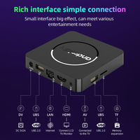Boîtier TV intelligent Android G96 avec double WIFI et Bluetooth, H313 Android TV avec Android 13, 4K HD ATV BOX