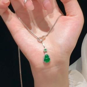 Collar Clásico de Plata de Ley S925 de Alta Gama para Mujer, con Perla Individual Rosa Flor de Cerezo, Colgante de Moda - Product Image 4