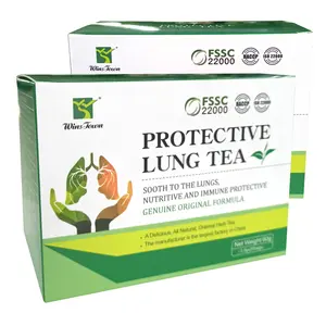 デトックスと喫煙者のための浄化のための保護肺茶