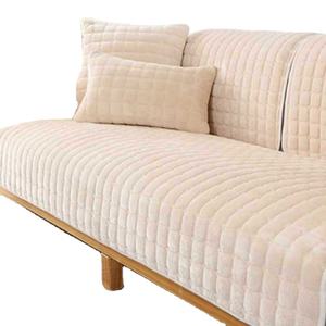 <span class=keywords><strong>Funda</strong></span> de <span class=keywords><strong>sofá</strong></span> antideslizante de franela de piel sintética de poliéster, forro polar, terciopelo, Europeo, tamaño 70x70, 70x150, 70x200, 70x250, 70x300cm - Product Image 1