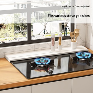 Copertura Telescopica Antigrasso per Fornello a <span class=keywords><strong>Gas</strong></span>, Protezione per Piano di Lavoro, Evita Fumi d'Olio, Installazione Senza Attrezzi, Griglia Portatile - Product Image 3