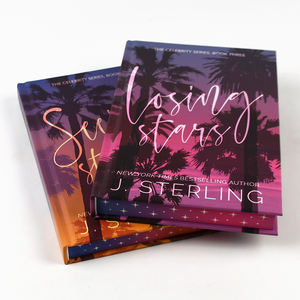 Libro de Papel de Arte con Tapas Duras y Bordes Pintados Personalizados, Impresión de Novelas Románticas, Encuadernación Cosida, Edición Especial de Lujo, con Película Protectora - Product Image 1