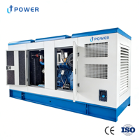 Générateur diesel silencieux triphasé AC 12V 750kVA 50/60Hz avec système de refroidissement par eau, démarrage automatique, démarrage à distance, ATS, remorque