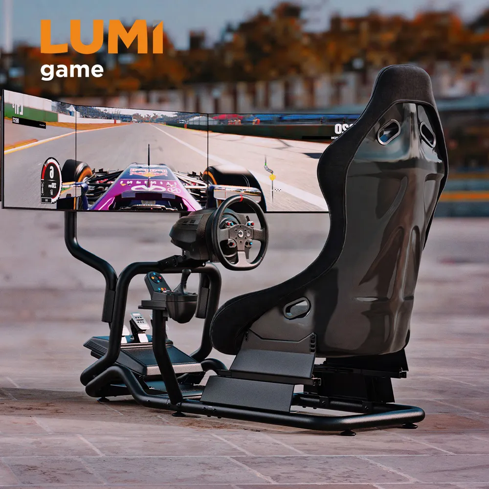 LRS07-BS Racing Simulator Cockpit OEM ODM Gaming Car F1 Condução Simulador De Corrida Sim Cockpit Race Drive Car Simul Playseat