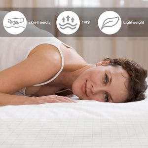 ชุดเครื่องนอนป้องกันไฟฟ้าสถิตย์ ผ้าปูที่นอนใยฝ้ายออร์แกนิกผสมใยเงิน 5% พร้อมผ้าปูที่นอนรัดมุมและปลอกหมอน - Product Image 5