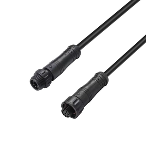 Kebaolong 2 3 4 5 6 7 8pin M12 bağlayıcı erkek ve kadın popo ortak IP67 su geçirmez bağlantı hattı M12 güç kablosu - Product Image 6