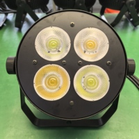 Éclairage de scène professionnel 4x50W blanc chaud/blanc froid, projecteurs LED COB fins, yeux de blinder, contrôlés DMX512, indice de protection IP33, Ra95