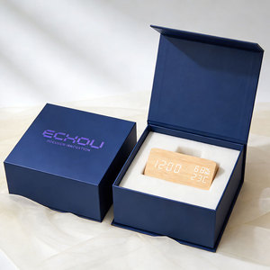 Boîte cadeau magnétique avec logo personnalisé, boîte cadeau <span class=keywords><strong>de</strong></span> luxe en papier, emballage pliable recyclable, boîtes cadeau en tube <span class=keywords><strong>de</strong></span> <span class=keywords><strong>verre</strong></span> avec insert - Product Image 2