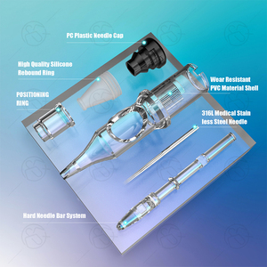 Agujas de Cartucho para Tatuaje Desechables y Esterilizadas, Transparentes, de Varios Tamaños, para Máquinas de Tatuar - Product Image 5