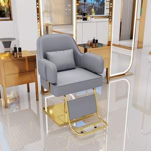 Silla de peluquería de diseño giratorio con comodidad estética, muebles de peluquería de belleza plegables reclinables para salón <span class=keywords><strong>y</strong></span> barbería - Product Image 6