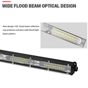 60W 120W 180W LED barre de lumière de travail 7 14 20 pouces projecteur projecteur pour tracteur Auto moto <span class=keywords><strong>rampe</strong></span> éclairage extérieur Autos - Product Image 4