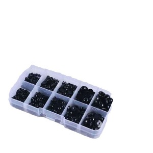 Kit de Ojos y Nariz de Ganchillo Rojo Brillante para Muñecas, Accesorios de Resina Plástica para Manualidades DIY, para Juguetes de Animales, Verano 2024 - Product Image 5