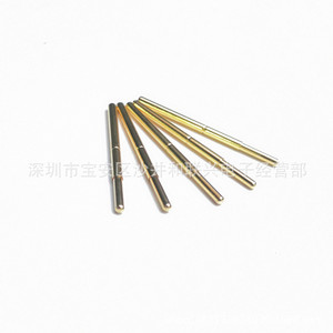 Sonde de test plaquée or Pa125 J, pointe ronde droite de 2,0 mm, sonde à ressort pour mesure électronique - Product Image 4