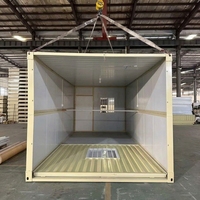 Conteneur pliable de luxe de type X, maison préfabriquée moderne et portable, modulaire, respirante, extérieure, personnalisable