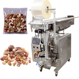 Convoyeur à chaîne semi-automatique pour noix mélangées, cacahuètes, noix de cajou, amandes, graines, fruits secs, céréales et snacks - Product Image 1