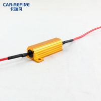 CAR-REFINE Voiture Led Ampoules Fixer Sans Erreur Canbus Annuler Décodeur Résistances De Charge Universelles Résistance De La Lampe Automobile