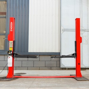 Elevador Profesional <span class=keywords><strong>de</strong></span> Dos Postes con Plataforma Transparente para Taller <span class=keywords><strong>de</strong></span> Reparación <span class=keywords><strong>de</strong></span> Automóviles - Product Image 1