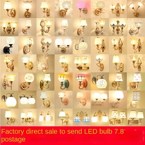 Nordic Loft Parlor Wall <b>Lamp</b> <b>LED</b> E26 Golden Chrome Plated Touch Control Dimmable Bedroom Wall Sconce Decorative Light - Product Image 2