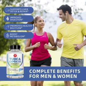 Cápsulas OEM TUDCA 50mg 60 Unidades, Desintoxicación y Reparación del Hígado, para la Salud Hepática, Digestión, Flujo Biliar y Metabolismo, Personalizadas - Product Image 2